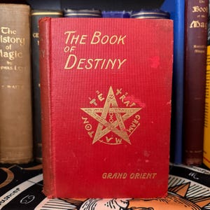 The Book of Destiny , von Grand Orient 1912, 1st Ed Wahrsagen New Age Okkultes New Age Spiritualität Astrologie Cartomancy Metaphysik
