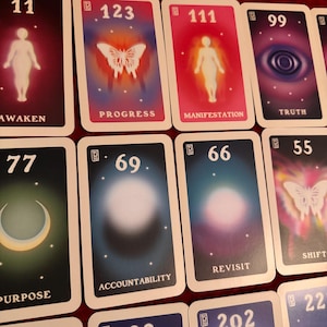 L'Oracle des nombres angéliques : jeu de 55 cartes et guide - pour débutants Spiritualité New Age Métaphysique Occulte Alchimie Hermétisme Astrologie