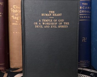 The Human Heart, L W de Laurence 1935 - Scarce Rare Occult Esoteric Metaphysical Witchcraft Kabbalah Enochian Magick Pagan Jewish Mysticism
