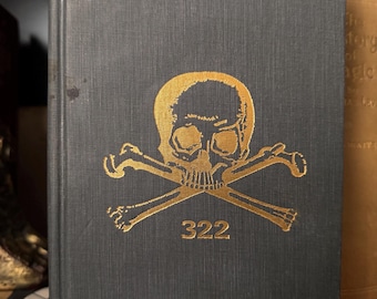 Skull and Bones Orden Geheimbund Buch Rarität Okkult Illuminati Boho Grove Elite Weisheit Geschichte Tempelritter Akademische Esoterik