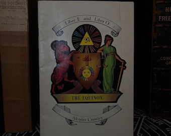 Liber E i Liber O, Równonoc, Aleister Crowley **Broszura** (1976) - Thelema, Okultyzm, New Age, Złoty Świt, Crowley, OTO, Hermetyzm