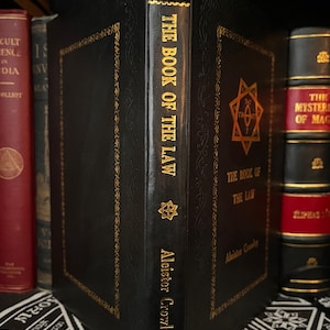 The Book of The Law, by Aleister Crowley Occult Facsimile, Black Magic, Enochian Magic, Thelema, Gnosticism, OTO, Golden Dawn, HandCrafted image 10