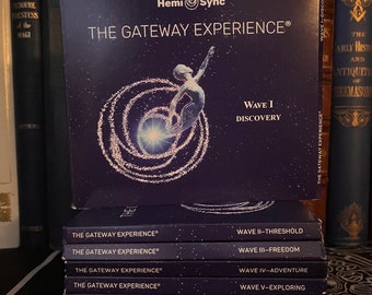 The Gateway Experience Complete Waves I-VIII CD Set, by The Monroe Institute; Hemi -Sync, New Age, Hypnotism, Mysticism, CIA Experiments