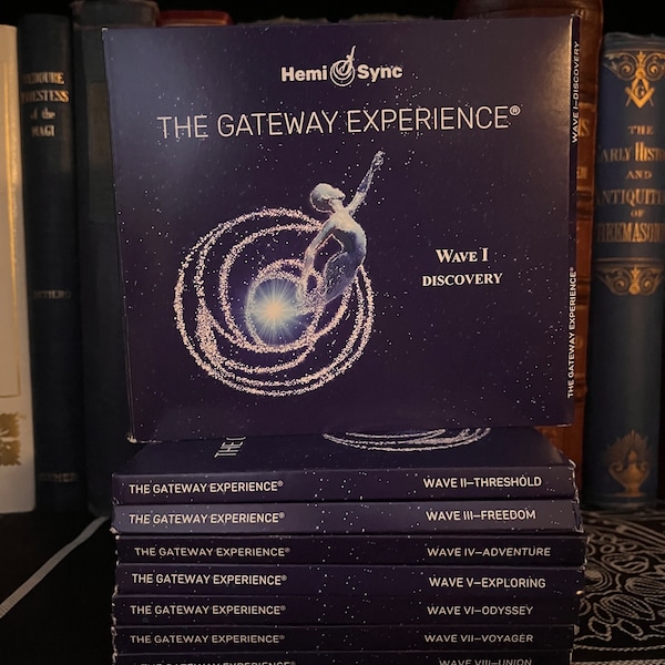 "TheGatewayExperience Komplette Wellen I-VIII CD Set, von The Monroe Institute; Hemi-SYnch, New Age, Hypnose, Mystik, CIA-Experimente