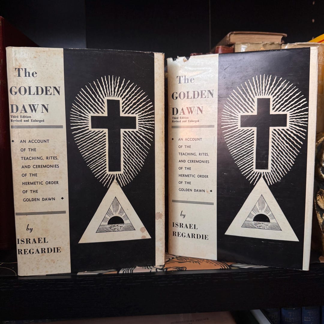 The Golden Dawn Complete by Israel Regardie Box Set of 2 - Occult