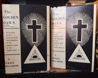 The Golden Dawn Complete by Israel Regardie Box Set of 2 - Occult High Magick Metaphysical Ritual Esoteric Alchemy Hermeticism Crowley