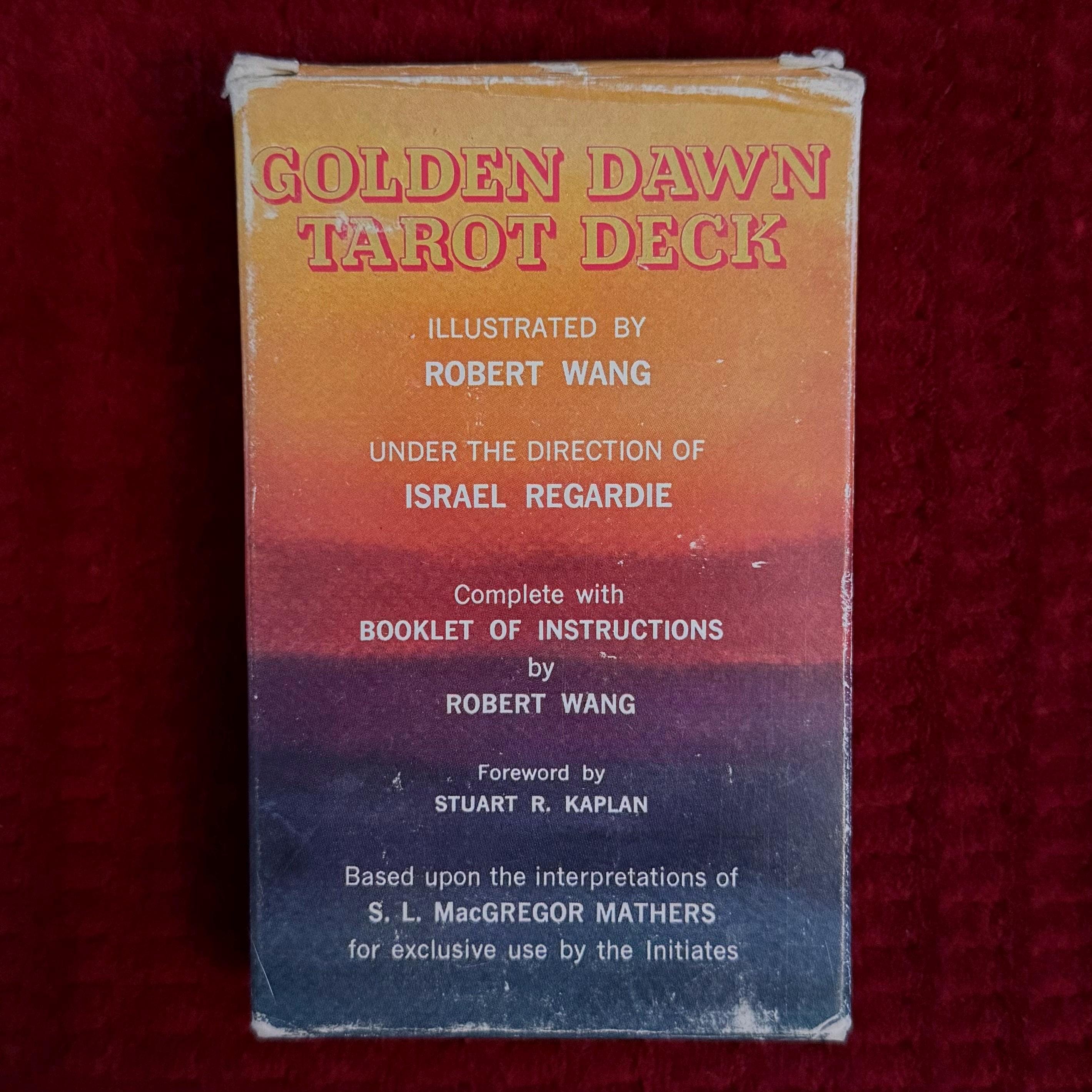 GOLDEN DAWN TAROT Deck - Vintage Divination Tools Witchcraft
