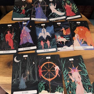 Baraja de tarot del zodiaco en una lata Cartas del tarot adivinación Esoterismo Nueva era Espiritualidad Metafísica Libros Ocultismo Alquimia Astrología hermética