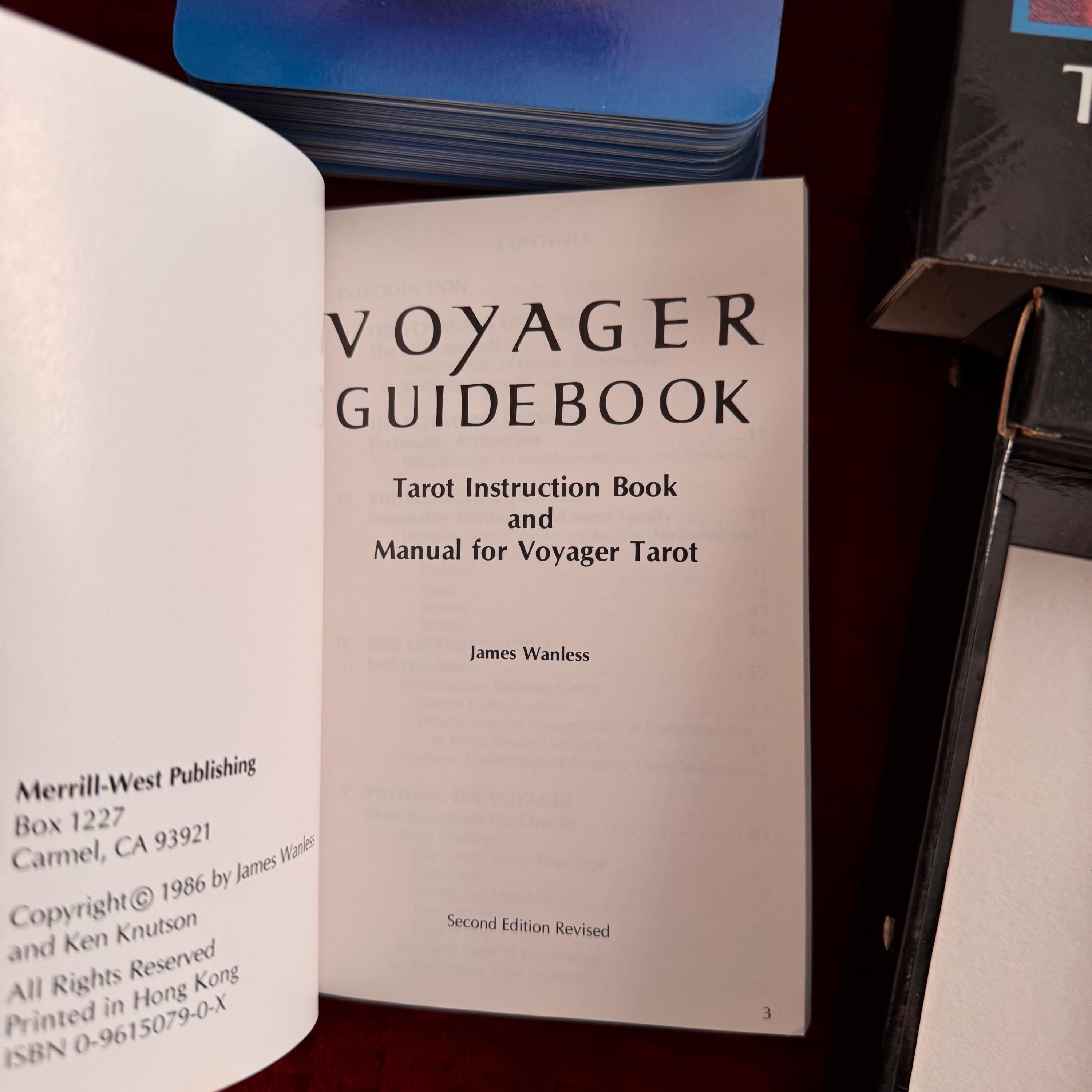 ボイジャー タロット セット、ジェームズ ワンレス - ヴィンテージ