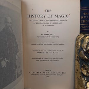 The History of Magic, by Eliphas Levi AE Waite 1913 1st Ed. - Occult Spiritualism Witchcraft Kabbalah Enochian Magick Pagan Jewish Mysticism image 3