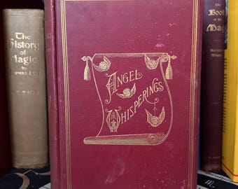 Susurros de ángeles, Hattie J Ray 1889 Espiritismo ocultista Nuevo pensamiento filosófico Hipnotismo mental Poesía PES Magia Misticismo pagano