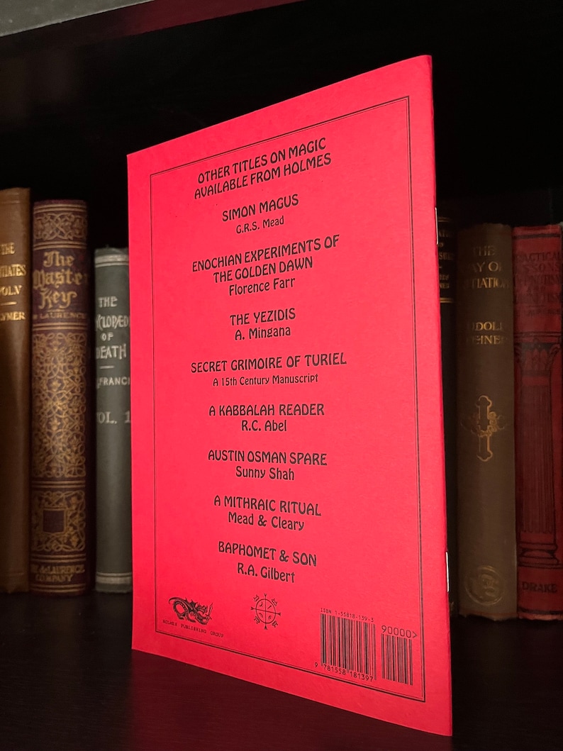 Back Magic Book A Mandaean Book of Black Magic - Occult Books, Pythagoras, Enochian ...