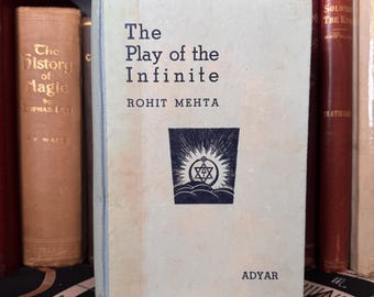 El Juego del Infinito, Adyar 1952 Metafísica Oculta Espiritualidad Nueva Era Teosofía Misticismo Rosacruz Hermetismo Esoterismo