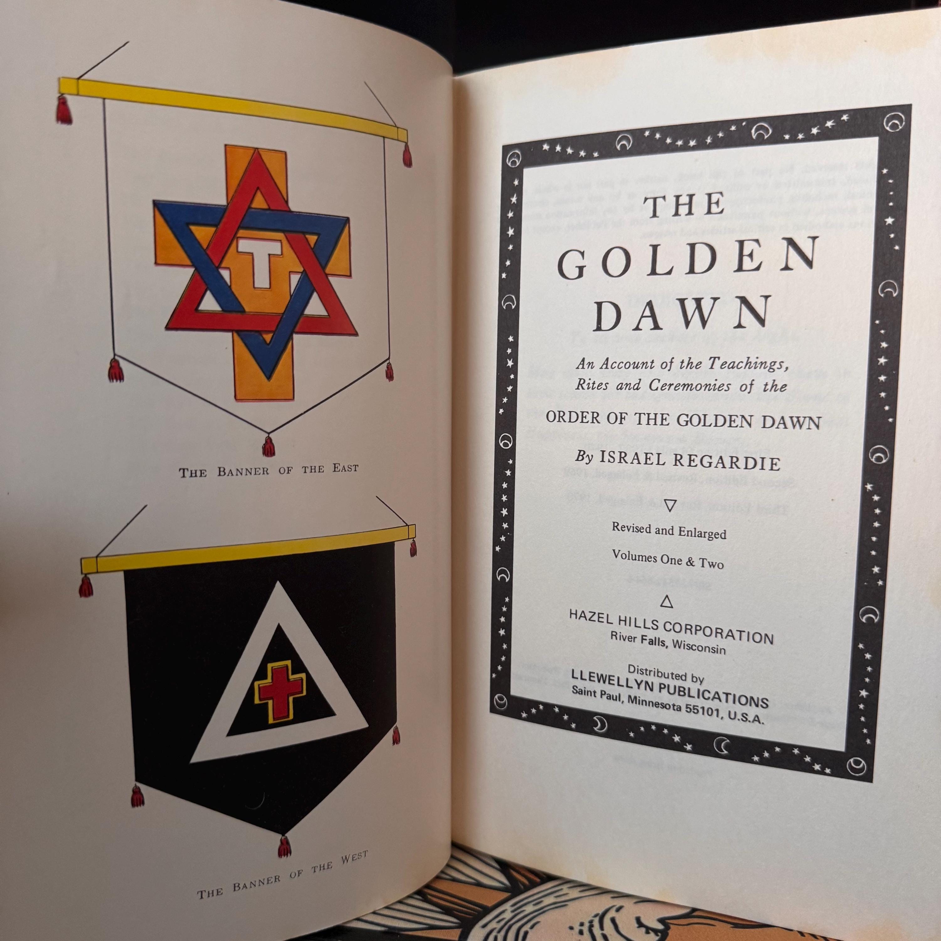 The Golden Dawn Complete by Israel Regardie Box Set of 2 - Occult
