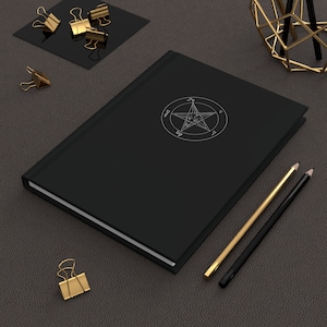 Sigil of Baphomet Hardcover Matte Journal - Ritual Book, Magical Tools, High Magic Supplies, Anton Levay, Satanism, Ordo Templi Orientis