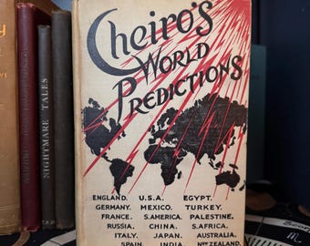 Cheiro's World Predictions 1928 Review Copy - New Age NWO Esoteric Freemasonry King Solomon Prophecy Metaphysics Fortune Telling America