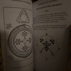 The Lesser Key of Solomon Complete Lemegton - Occult Book, Goetia, Black Magic, Witchcraft, Pagan, Druid, OTO, Enochian Magic, Golden Dawn