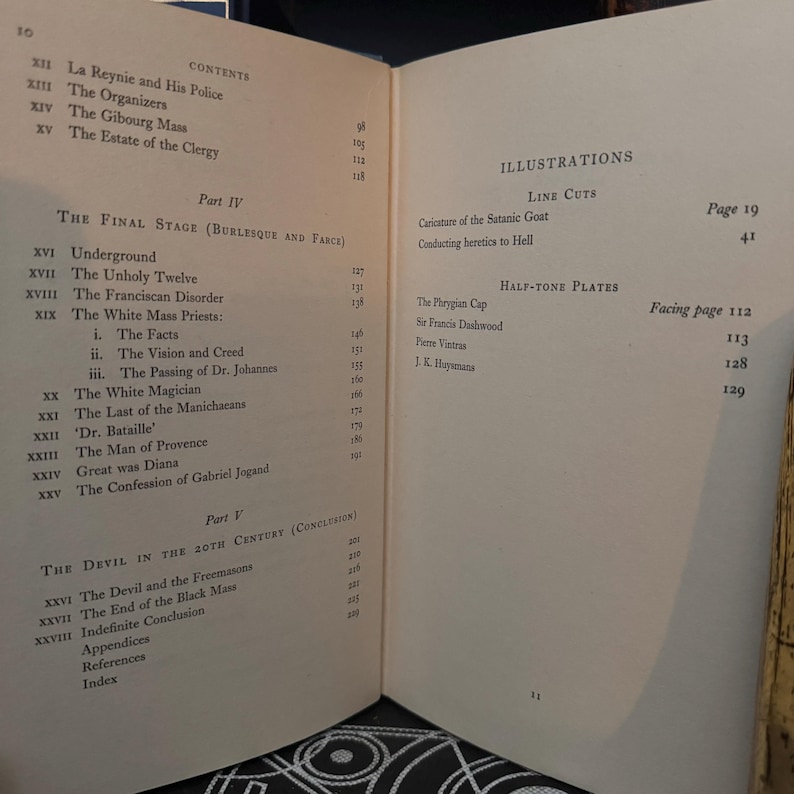 Den sataniska mässan, H T F Rhodes - Gnostisk ockult häxkonst Kabbalah Enokisk magi Hednisk judisk mysticism Hermeticism Demonologi Esoterisk bild 5