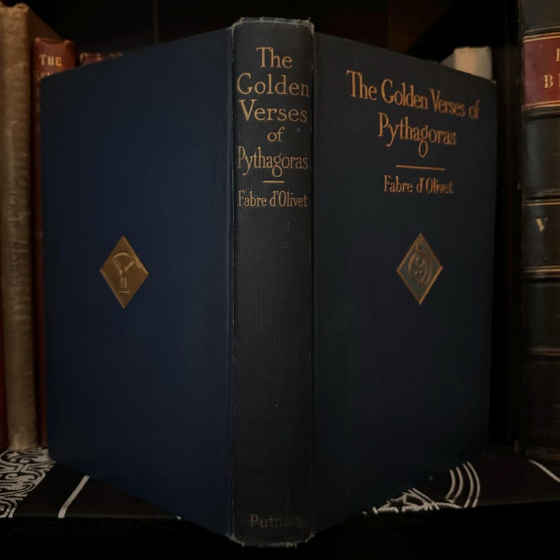 Atlatis Scriptures The Golden Verses of Pythagoras, by Fabre D' Olivet (1925) - Illuminati ...