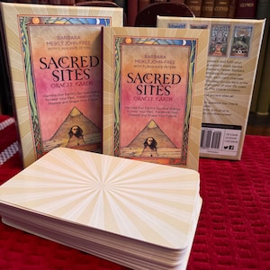 Baraja de cartas del oráculo de los lugares sagrados - Cartas del tarot para principiantes Espiritualidad de la nueva era Metafísica Libros Ocultismo Alquimia Hermética Zodíaco Astrología