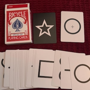 Psychische ESP-kaarten Bicycle Deck - Waarzeggerij Gereedschappen Hermetisme Metafysica Hekserij Occult New Age Kwantum Oude Verboden Kennis