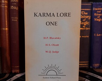 Karma Lore One - Opuscolo sulla Teosofia New Age Spiritualità Occulto Libri Ermetismo AMORC Massoneria Rosacrociana Metafisica Esoterismo
