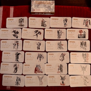 Minicartas del Ángel del Día - Magia Enoquiana Angélica para Principiantes Espiritualidad de la Nueva Era Metafísica Ocultismo Alquimia Hermetismo Astrología