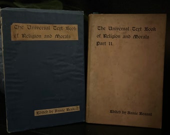 El libro de texto universal de religión y moralidad, de Annie Besant, vol. 1 y 2 - Sociedad Teosófica, Nueva Era, Espiritualidad, Libros Ocultos