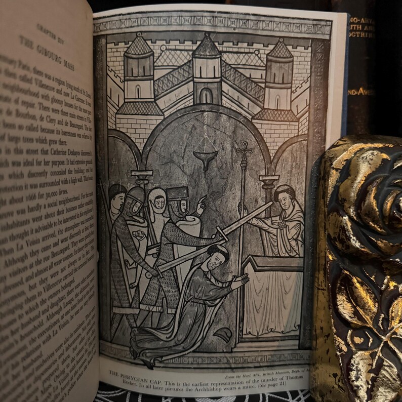 Den sataniska mässan, H T F Rhodes - Gnostisk ockult häxkonst Kabbalah Enokisk magi Hednisk judisk mysticism Hermeticism Demonologi Esoterisk bild 7