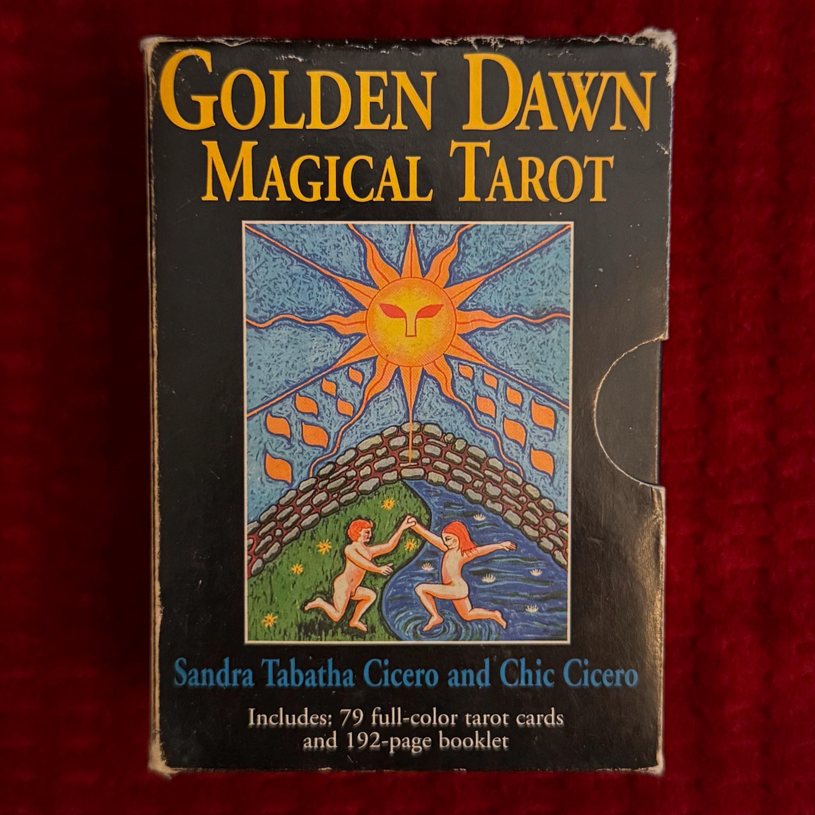 Golden Dawn Tarot Deck Set - Divination Hermeticism Thelema