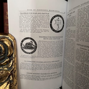 The Book of Forbidden Knowledge - Black Magic Superstition Occult  Goetia  Witchcraft Pagan Druid Enochian Golden Dawn Esotericism Thelema
