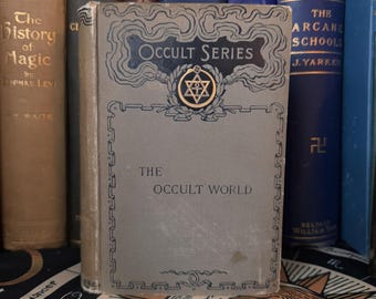 El mundo oculto, AP Sinnett 1889 Metafísica oculta escasa Espiritualidad de la nueva era Teosofía Misticismo Hermetismo rosacruz Esoterismo