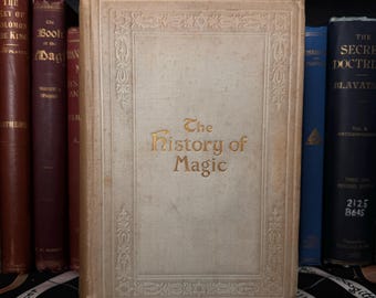 The History of Magic, Eliphas Levi (White Cloth 1913 1st Ed) Occult Spiritualism Witchcraft Kabbalah Enochian Magick Pagan Jewish Mysticism