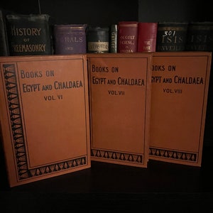 Libros de los muertos vol. 1-3 **Hallazgo raro** - Ocultismo raro, Paganismo, Nigromancia, Neófito, Espiritualidad, Libro egipcio de los muertos, Caldeo