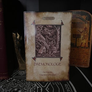 Demonologie, by King James I of England - Occult Book, Goetia, Black Magic, Witchcraft, Pagan, Druid, Enochian Magic, Golden Dawn, Esoteric