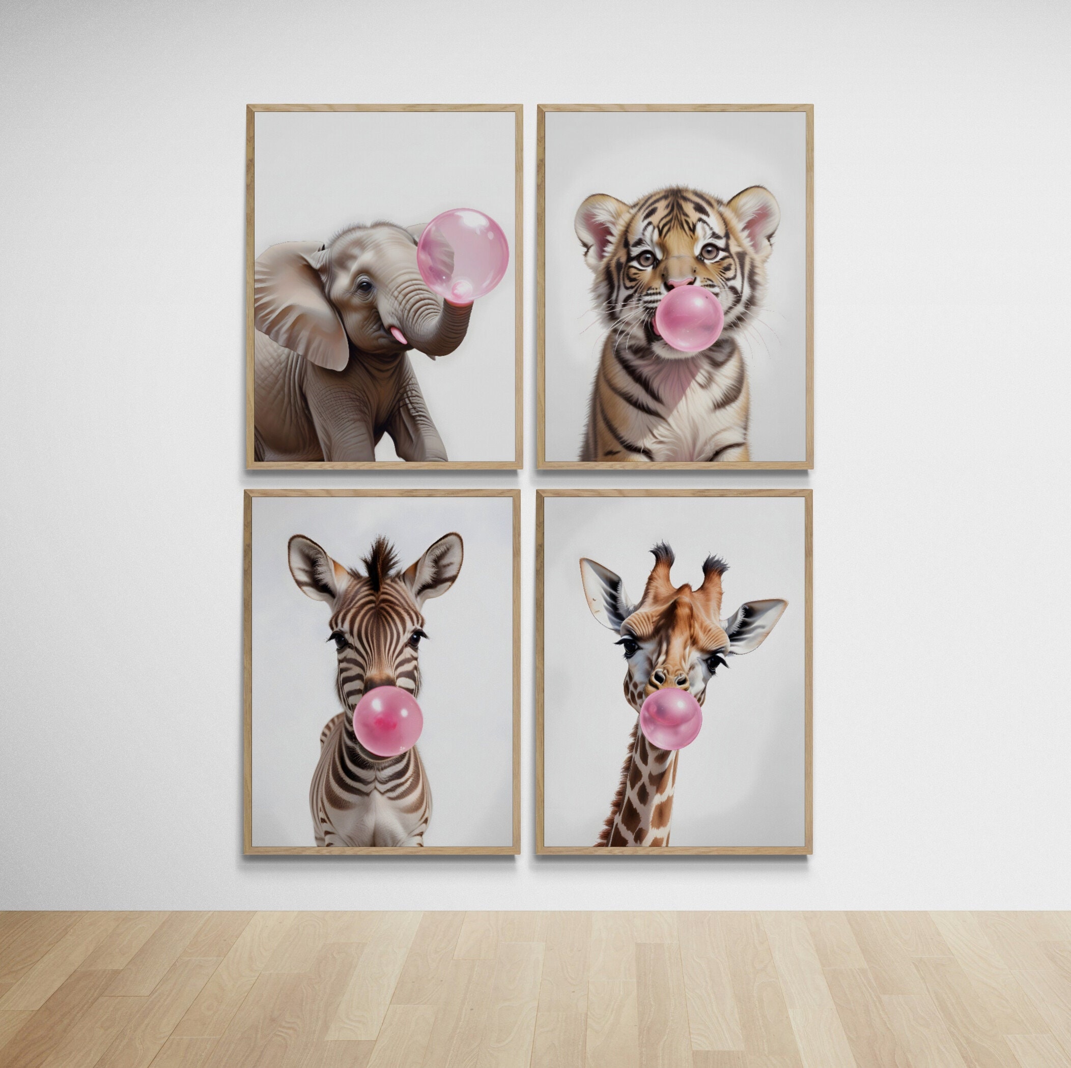 Animales chicle - Etsy México, image size:2104x2099