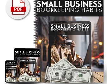 Small Business Bookkeeping Habits eBook – Daily, Weekly & Monthly Finance Routines | Digital Download for Entrepreneurs