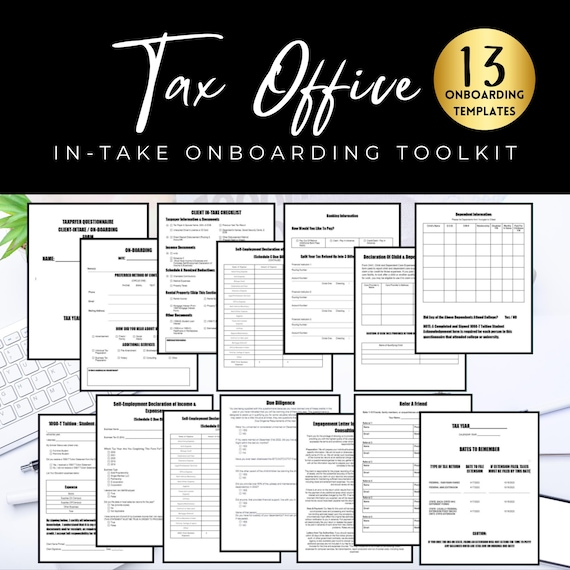Taxpayer Questionnaire: Client In-Take Onboarding Forms (Editable Google Docs)