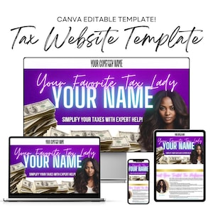 Tax Website Template, Tax Season Website, Tax Preparation Website Design, Tax Banner Templates, Tax templates, Accounting Website Template