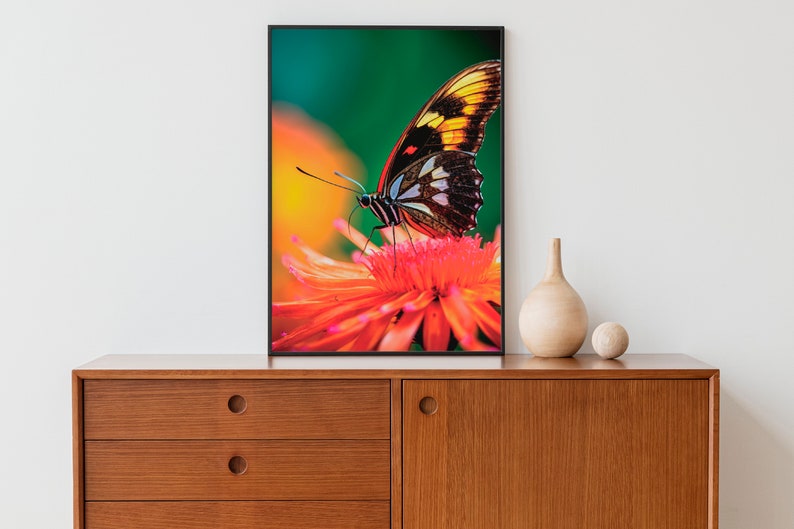 Butterfly Print Wall Art Butterfly Printable Art Butterfly Etsy