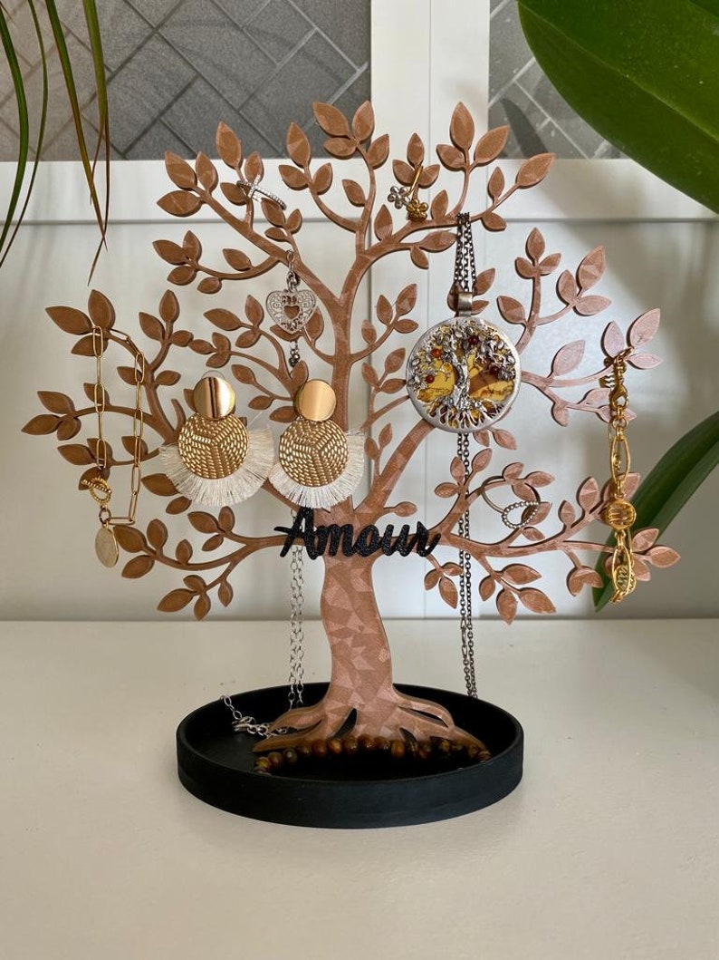 Porte Bijoux Arbre de Vie Personnalisation gratuite Arbre en Bronze