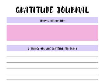 Gratitude Journal