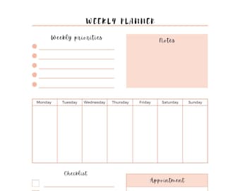 Planificador semanal