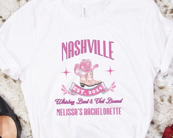 Nashville Bachelorette Party Shirt: Custom Country Western Bride Tee