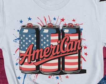 Vintage USA Flag T-Shirt: 4th of July Unisex Americana