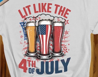 Vintage USA Flag T-Shirt: 4th of July Unisex Americana