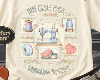Chemise couture confort couleurs, t-shirt couture Grandma Hobbies, vêtements pour courtepointe