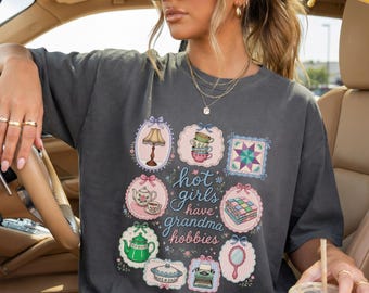 Chemise à coudre couleurs confort, t-shirt graphique grand-mère, cadeau courtepointe, vêtements d'égout