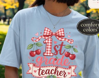 T-shirt pour enseignant(e) de CP, Rentrée des classes, Cadeau de remerciement pour les enseignants, Comfort Colors©