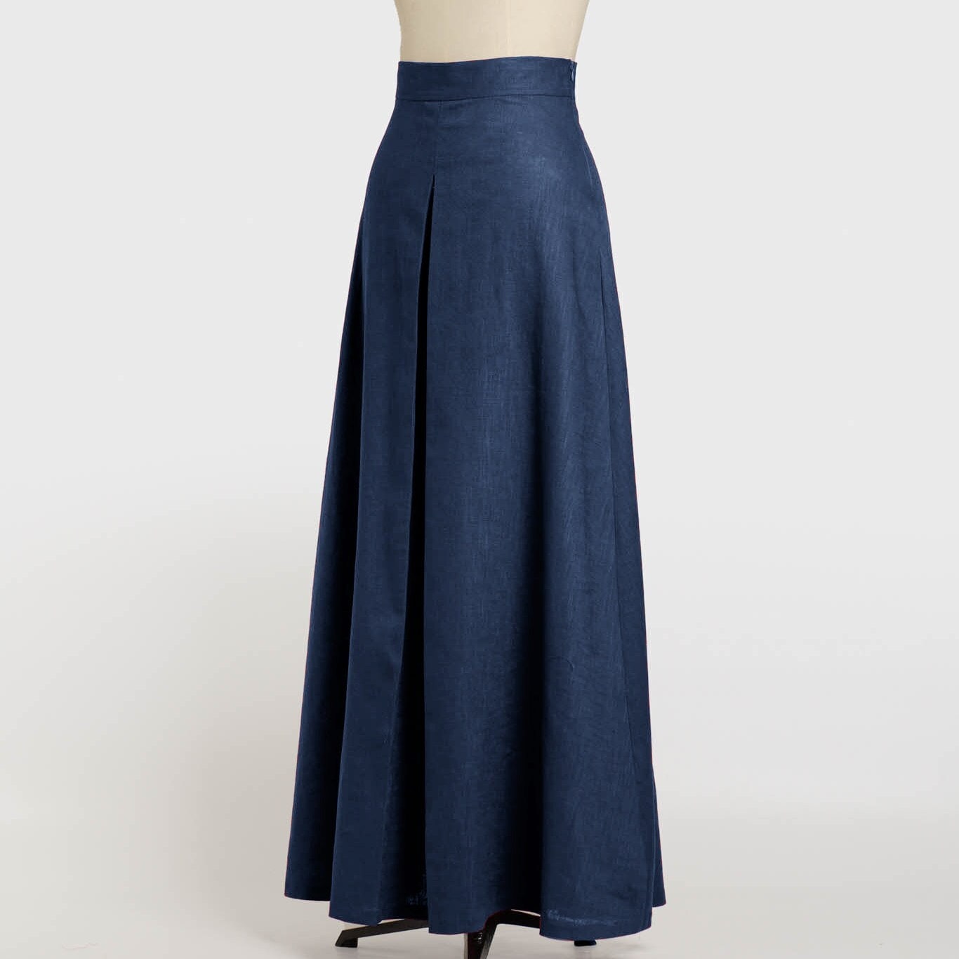 Jupe Femme Bleue Taille L - Style Tulipe, Occasion Très Bon état